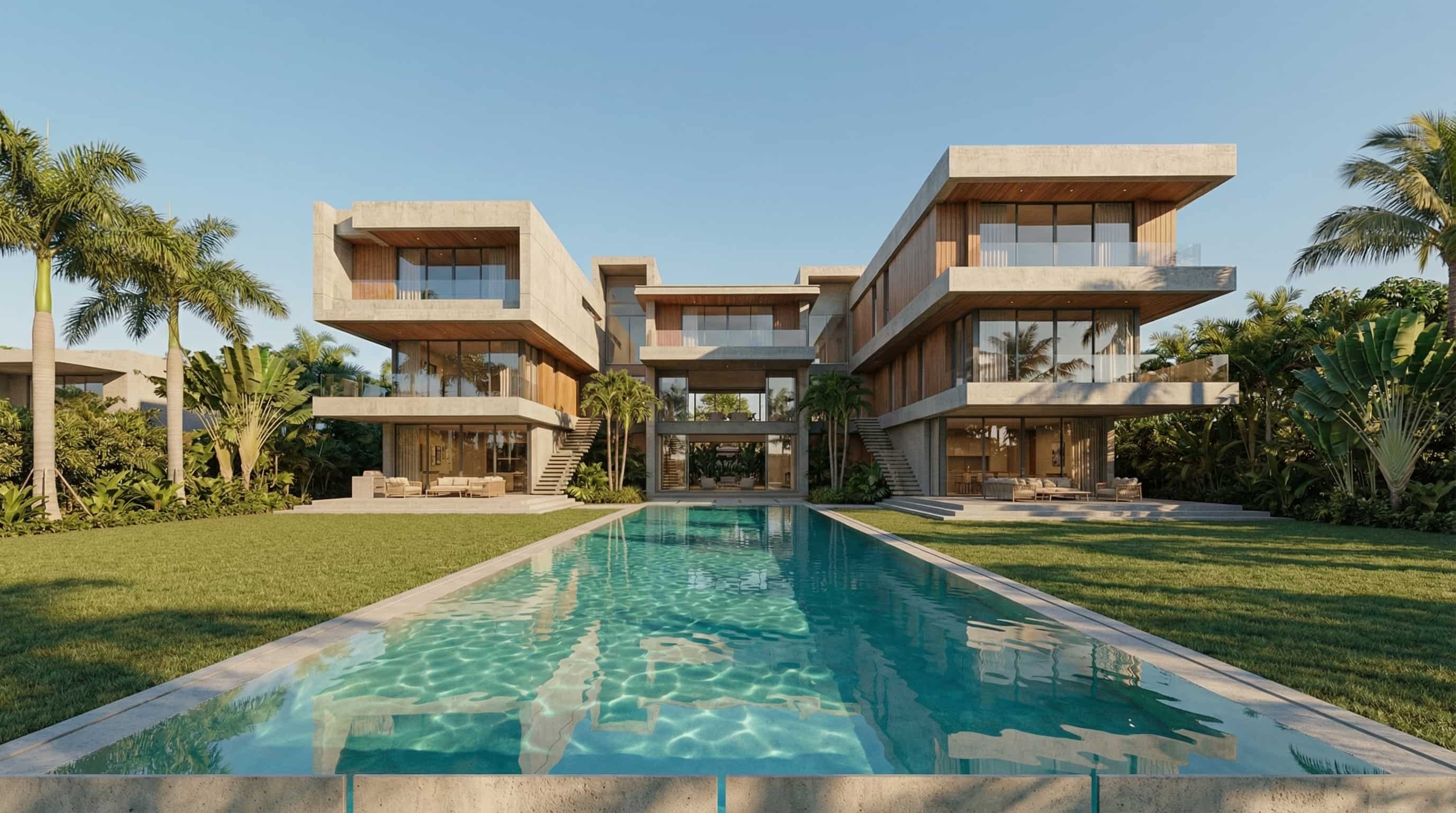 Real-time architectural visualization in Unreal Engine 5: Lumen global illumination, Nanite geometry and vegetation
